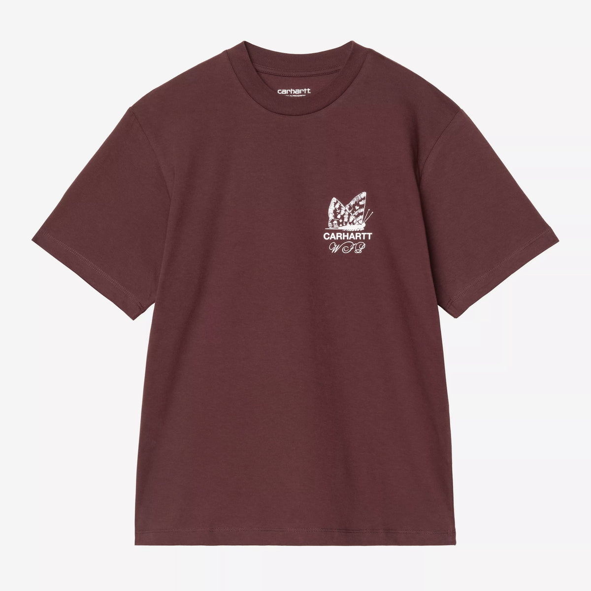 Womens CARHARTT WIP Silver Cups T-Shirt in Brown