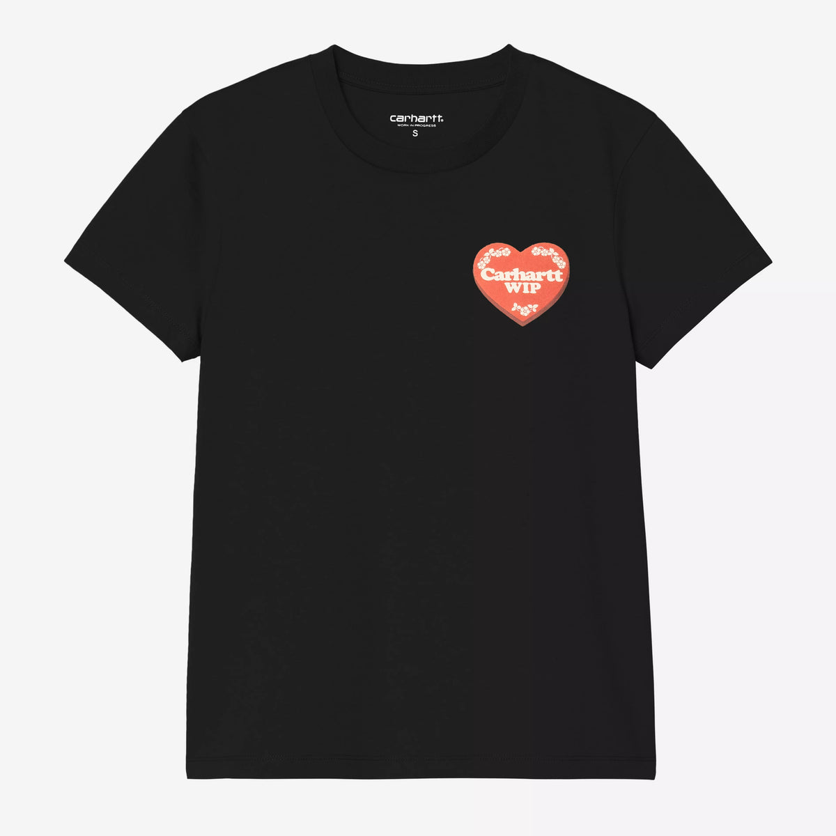 Womens CARHARTT WIP Hartt Case T-Shirt in Black