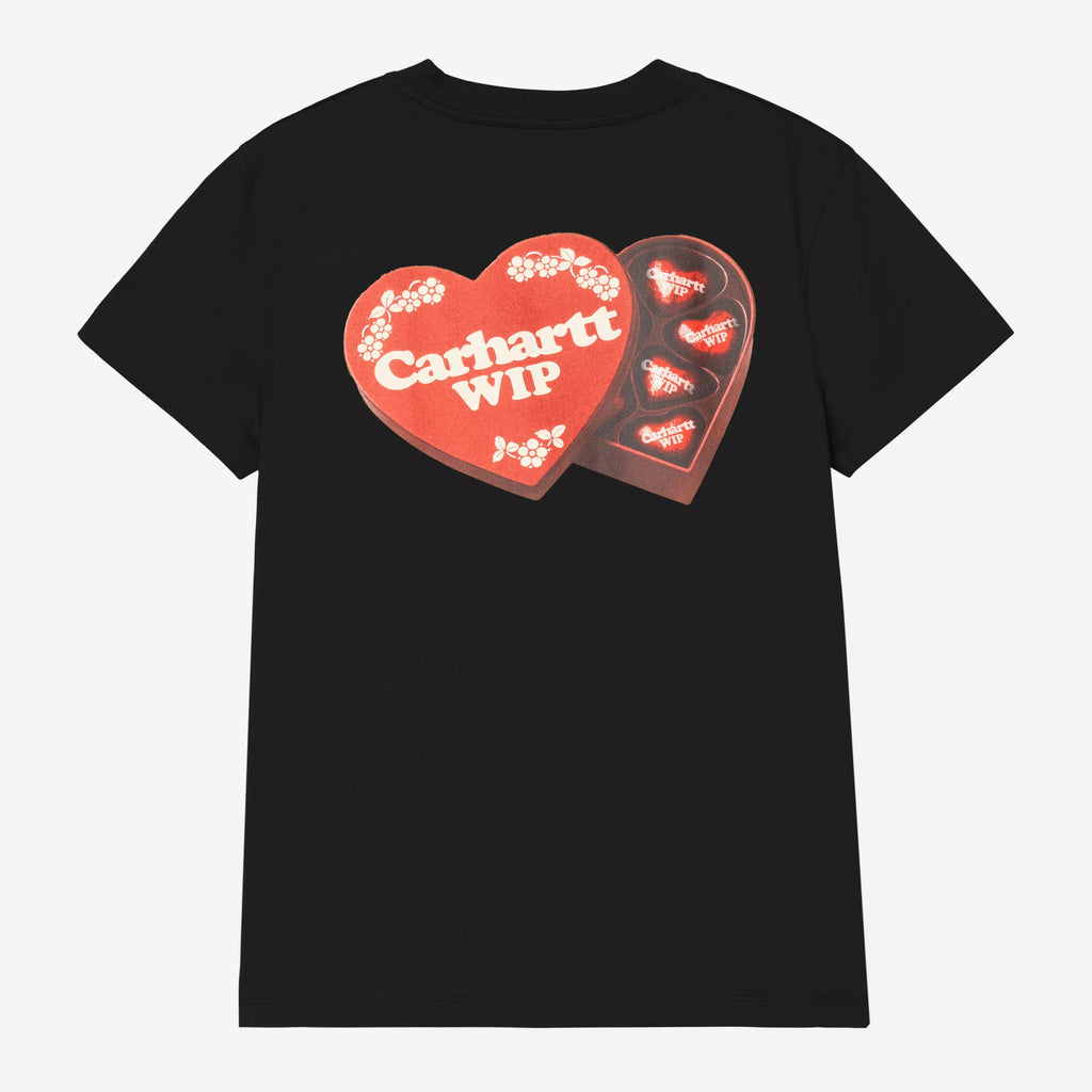 Womens CARHARTT WIP Hartt Case T-Shirt in Black