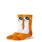 Kids STANCE Porg Socks in BROWN