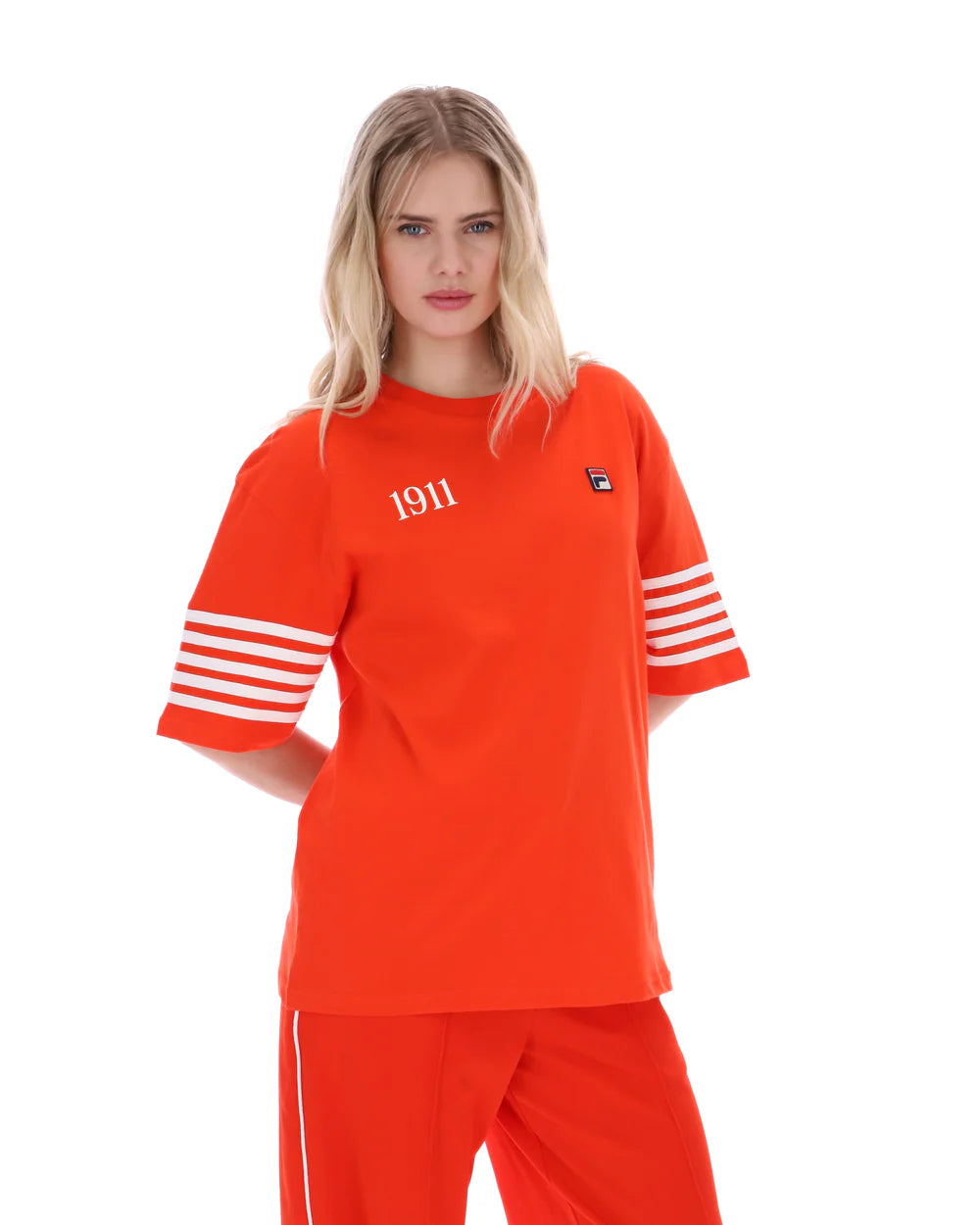 Womens FILA Manarola Boyfriend Tee in GARDENIA