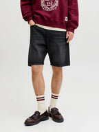 JACK & JONES Tony Denim Shorts in BLACK