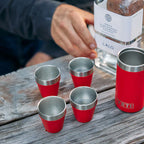 YETI® Shot Glasses with Carrying Case in Navy