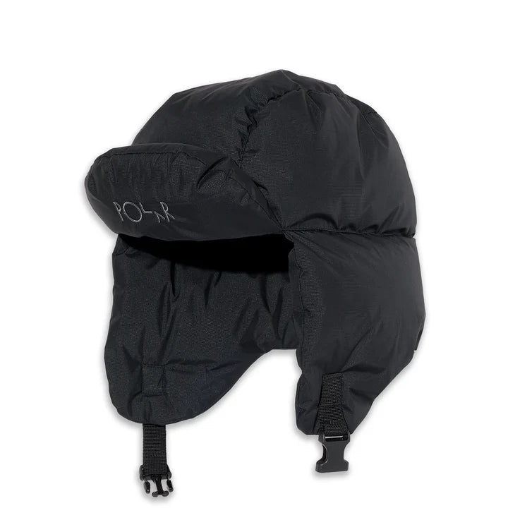 POLAR SKATE CO. Ailu Puffer Hat in Black