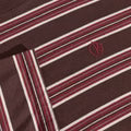 POLAR SKATE CO. Stripe t-Shirt in Brown & Red
