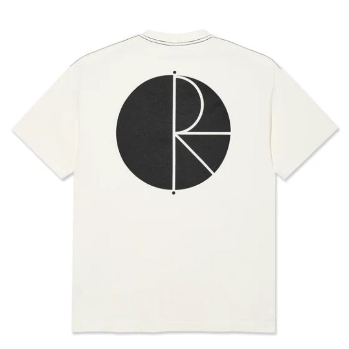 POLAR SKATE CO. Fill Logo Contrast T-Shirt in Ivory