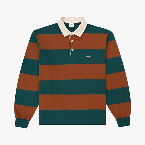 PARLEZ Ruck Rugby Shirt in Deep Green