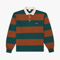 PARLEZ Ruck Rugby Shirt in Deep Green