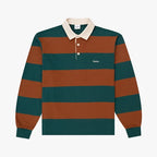 PARLEZ Ruck Rugby Shirt in Deep Green