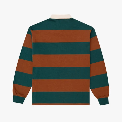 PARLEZ Ruck Rugby Shirt in Deep Green