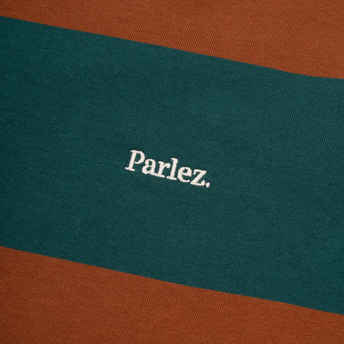 PARLEZ Ruck Rugby Shirt in Deep Green