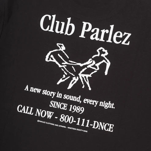 PARLEZ Shake T-Shirt in Black
