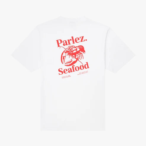 PARLEZ Slip Lobster T-Shirt in White