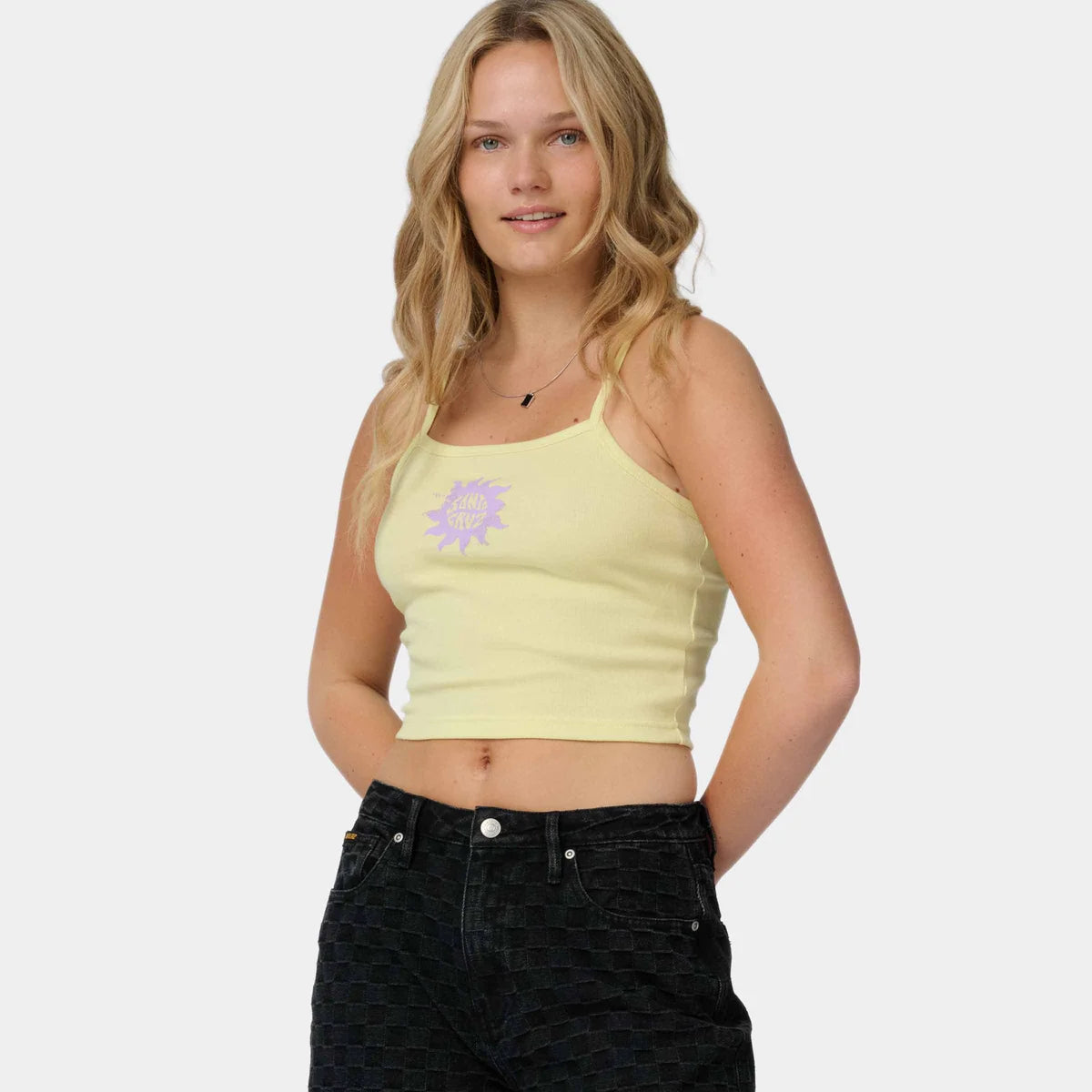 Womens SANTA CRUZ Sun Daze Vest in CELESTIAL YELLOW