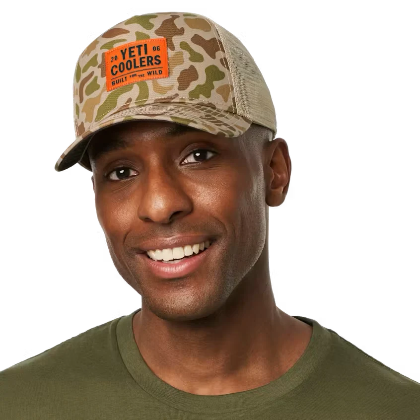 YETI® Coolers Camo Trucker Hat in Brown Camo