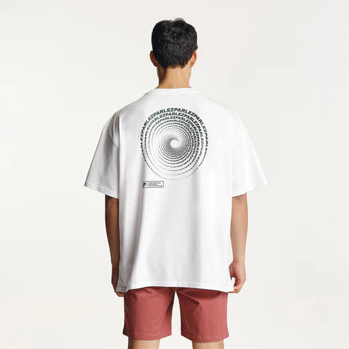 PARLEZ Luna Oversized T-Shirt in WHITE