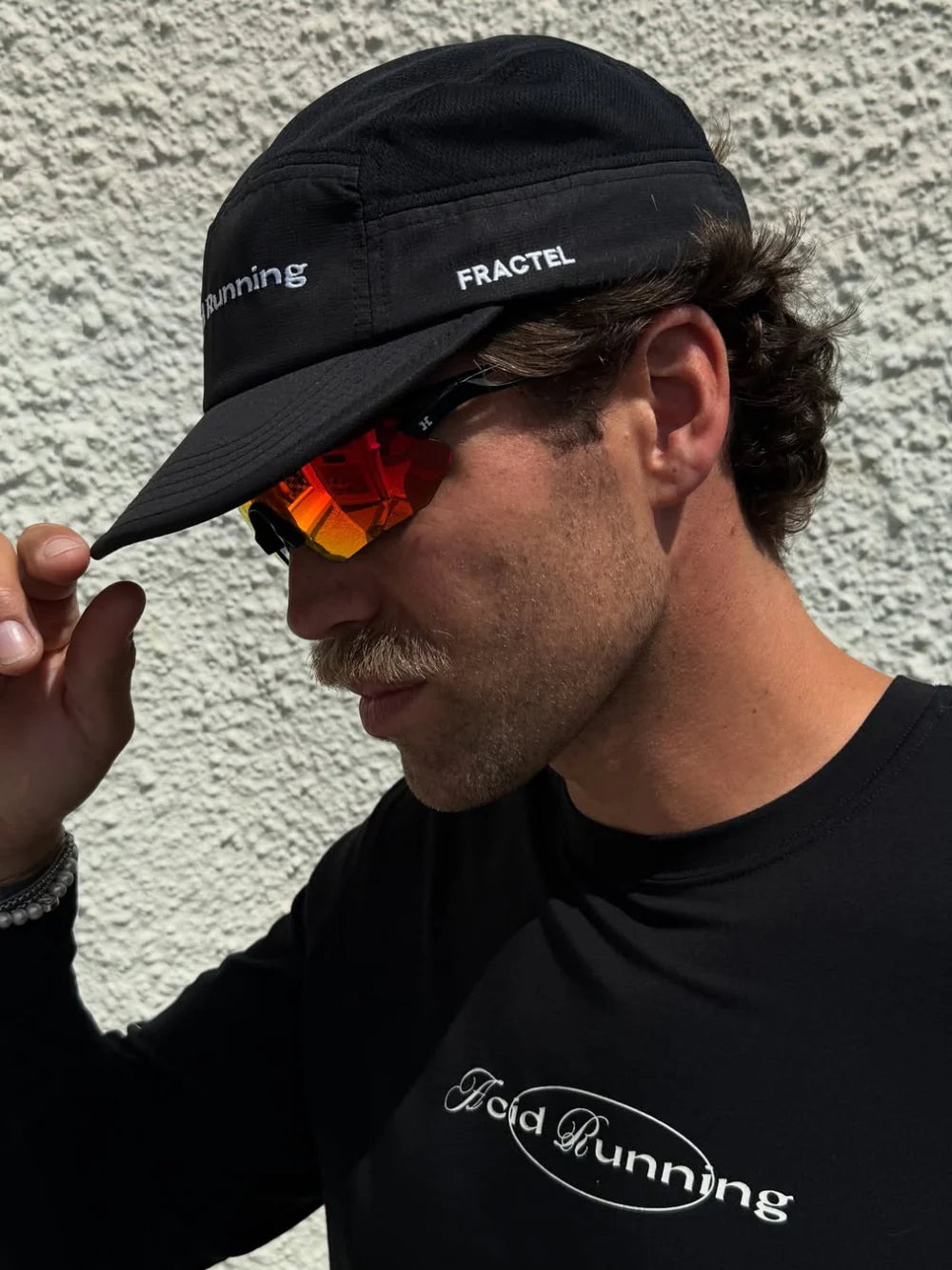 ACID RUNNING x FRACTEL Running Cap in Black
