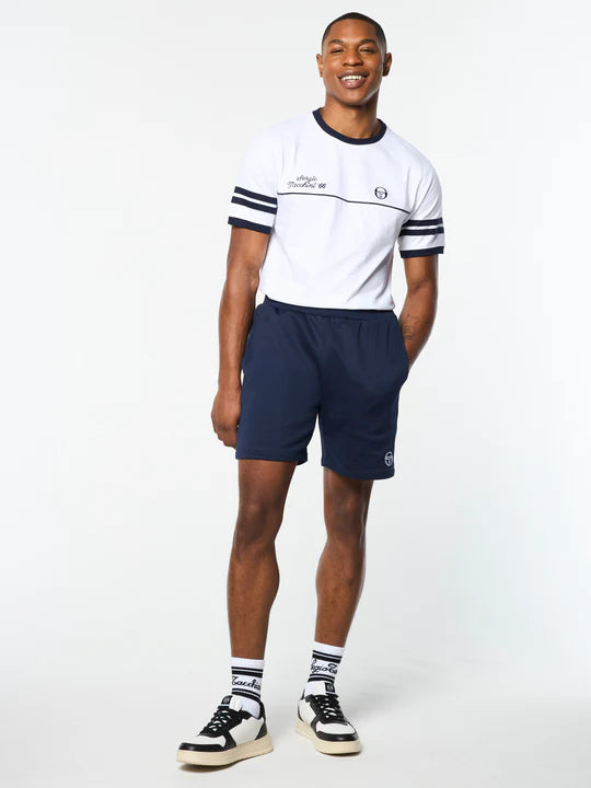 sergio tacchini shorts navy on model