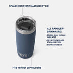 YETI Rambler 10 oz (295 ml) Tumbler With MagSlider™ Lid in Cape Taupe
