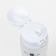 Ion8 Leak Proof 1 Litre Sports Water Bottle (with times to drink) in WHITE