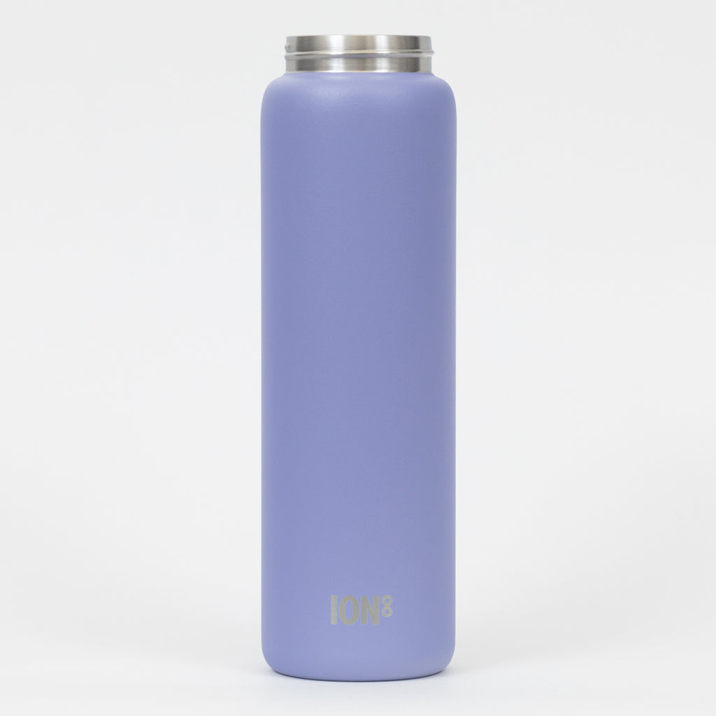 Ion8 Leak Proof 1 Litre Insulated Steel Water Bottle in LIGHT PURPLE