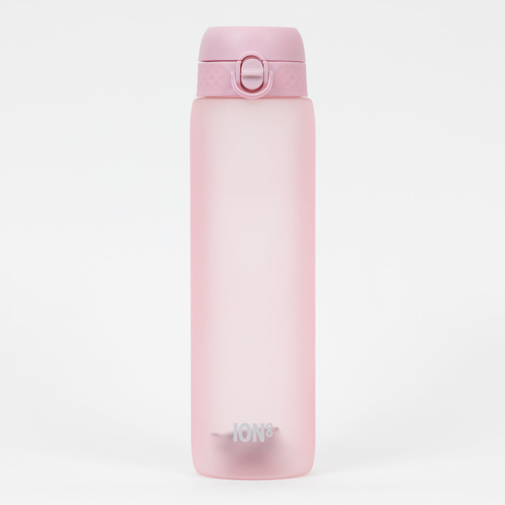 Ion8 Leak Proof 1 Litre Sports Water Bottle in ROSE QUARTZ