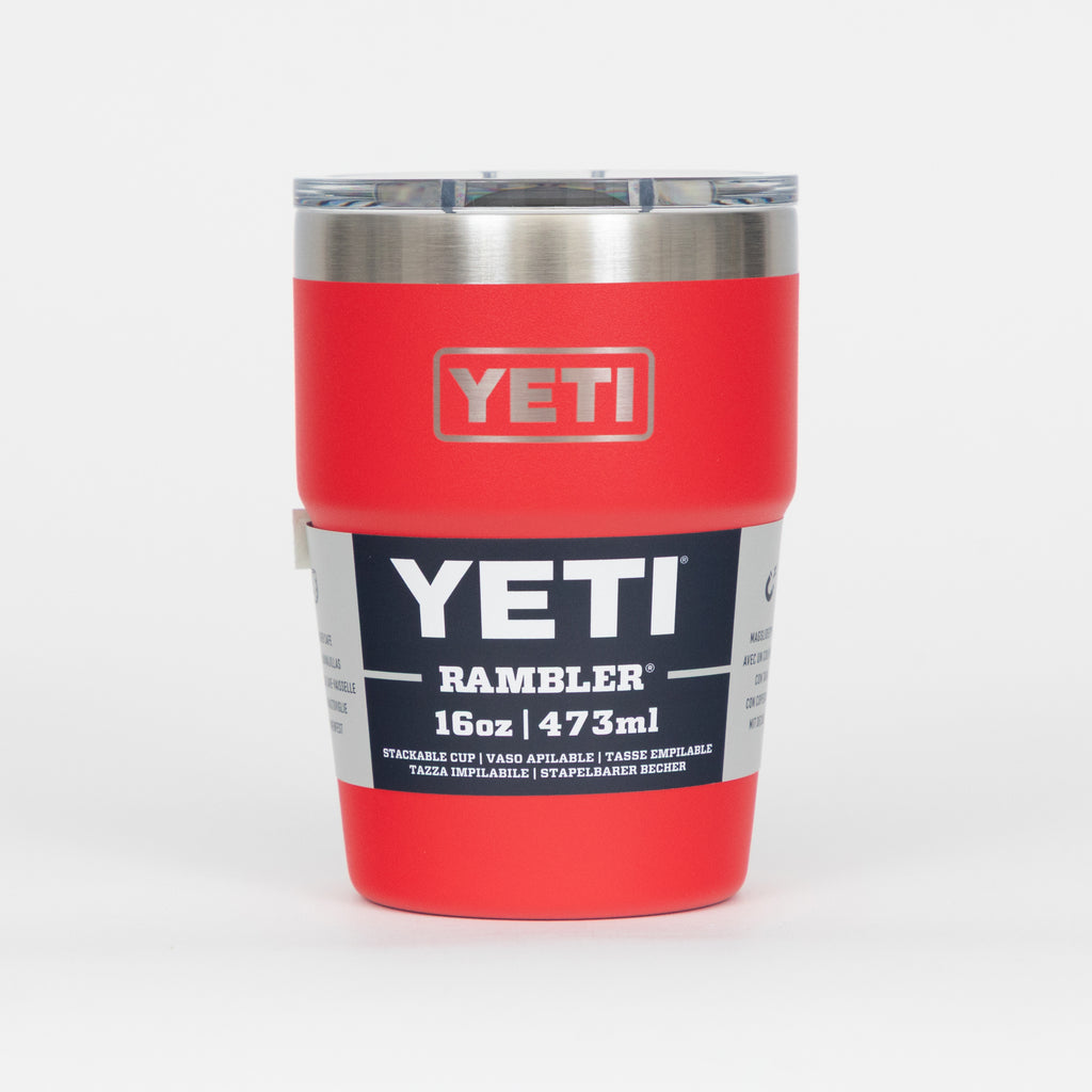 YETI Rambler® 16 oz (473 ml) Stackable Cup in Rescue Red