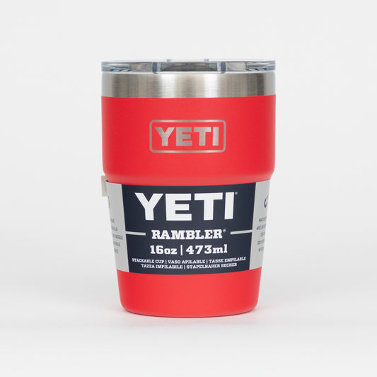 YETI Single 16 oz (473ml) Stackable Cup in RED