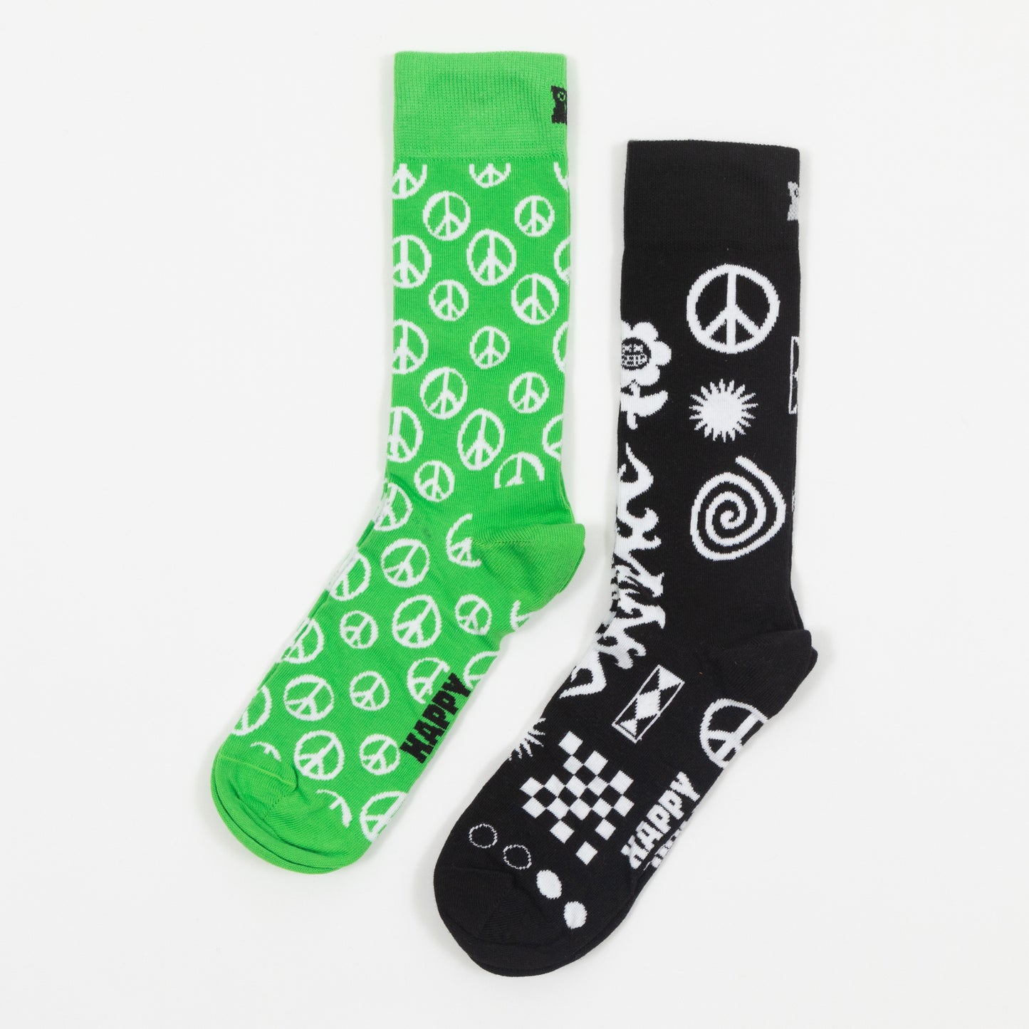 HAPPY SOCKS 2-Pack Energy Drink Socks Gift Set in GREEN