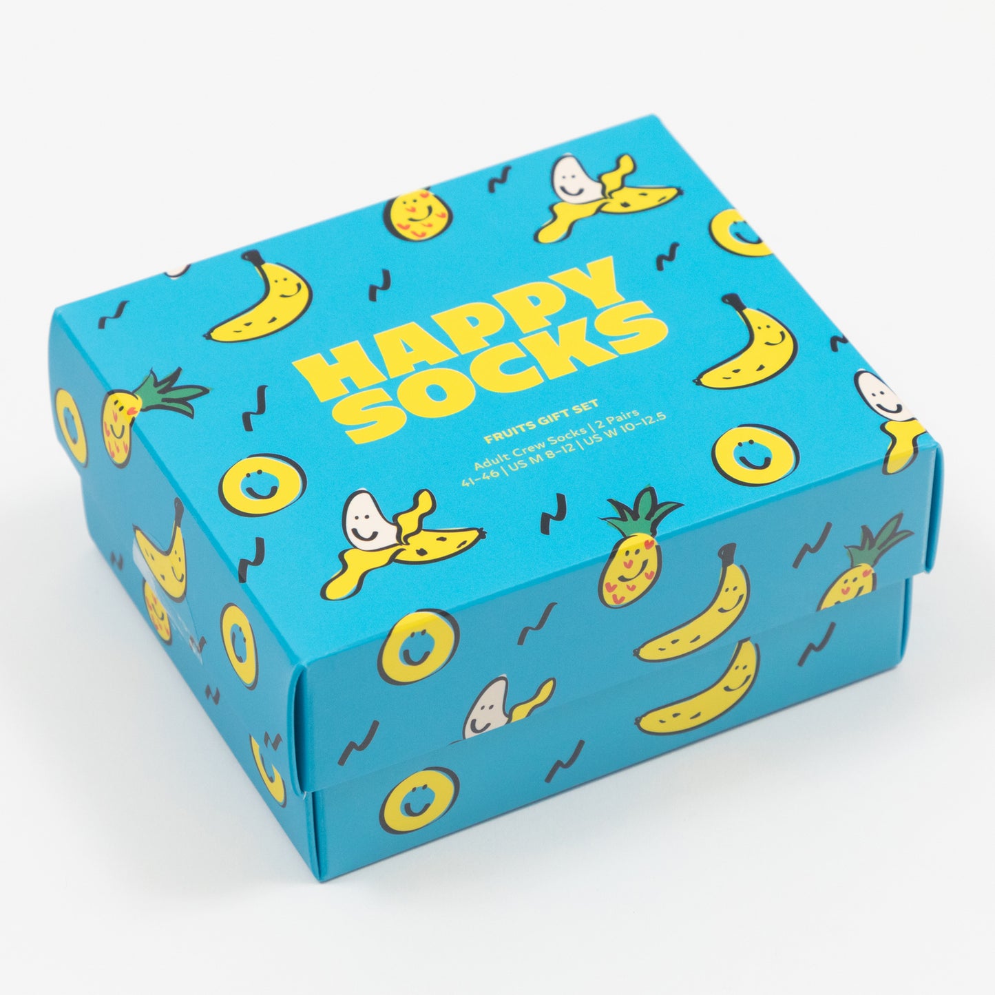 HAPPY SOCKS 2-Pack Fruit Socks Gift Set in BLUE & PURPLE