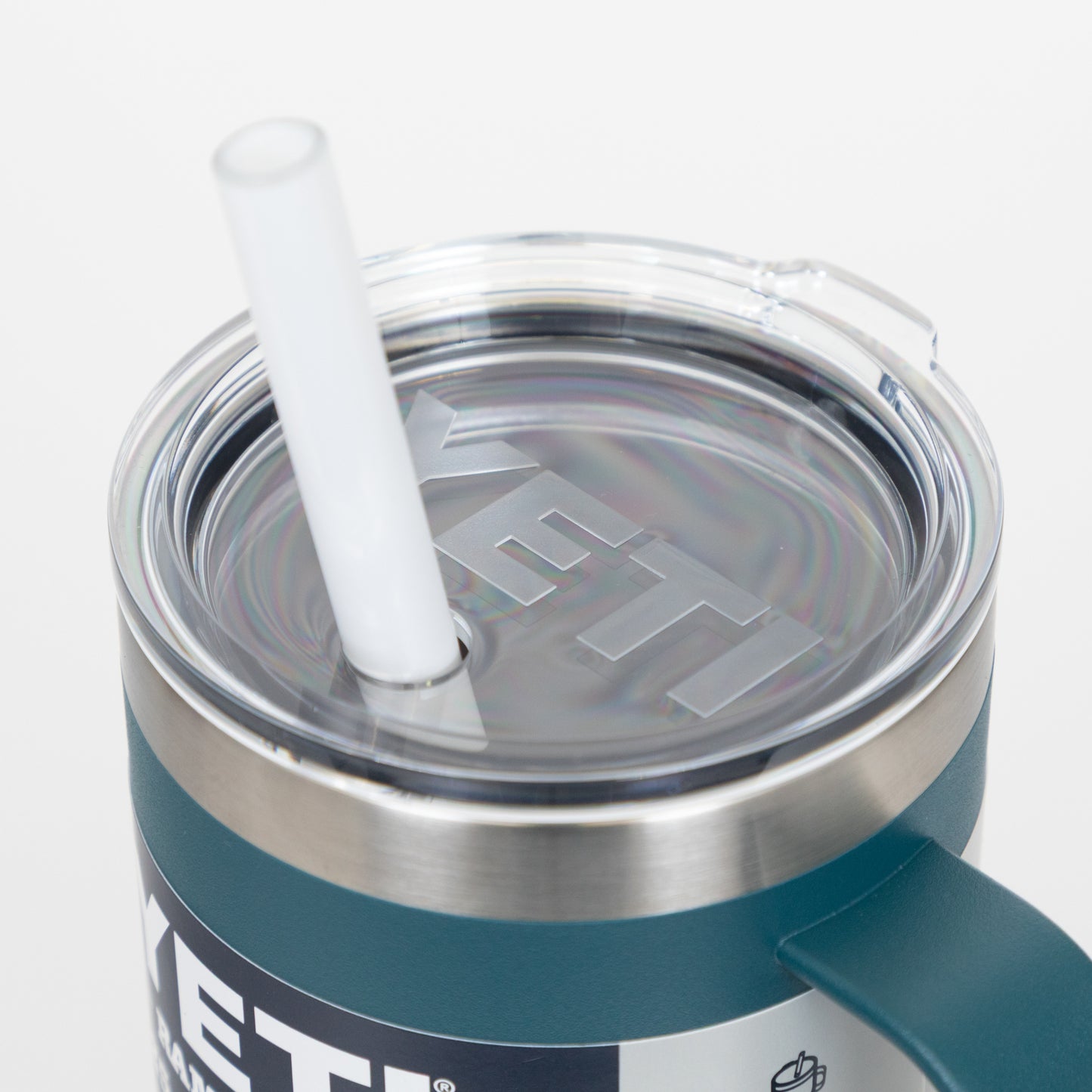 YETI Rambler 25 oz (710ml) Straw Drinking Cup in AGAVE TEAL