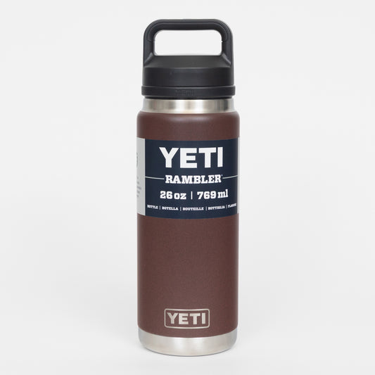 YETI Rambler 26 oz (769ml) Water Bottle with Chug Cap in BROWN
