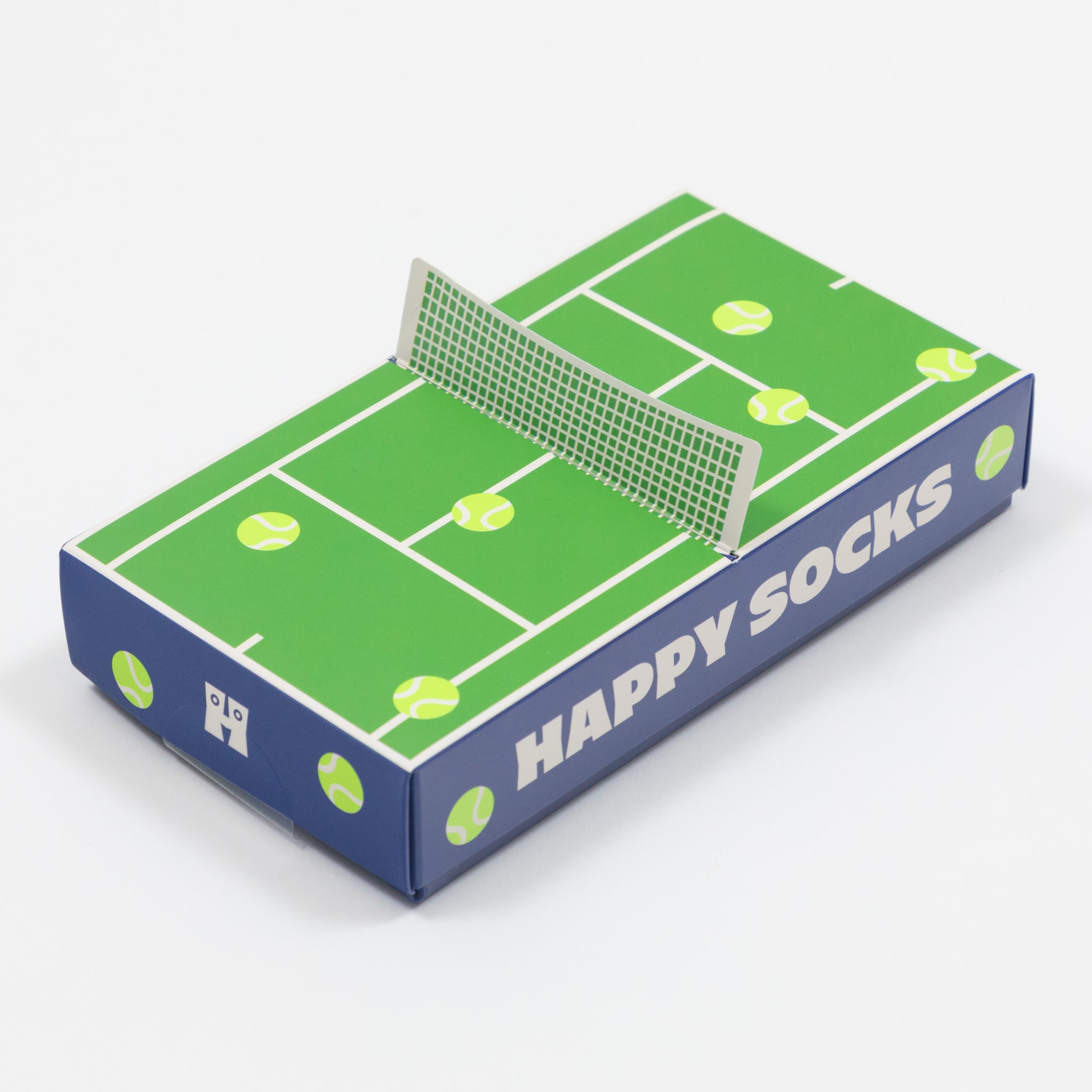 HAPPY SOCKS 2 Pack Tennis Socks Gift Set in GREEN