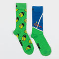 HAPPY SOCKS 2 Pack Tennis Socks Gift Set in GREEN