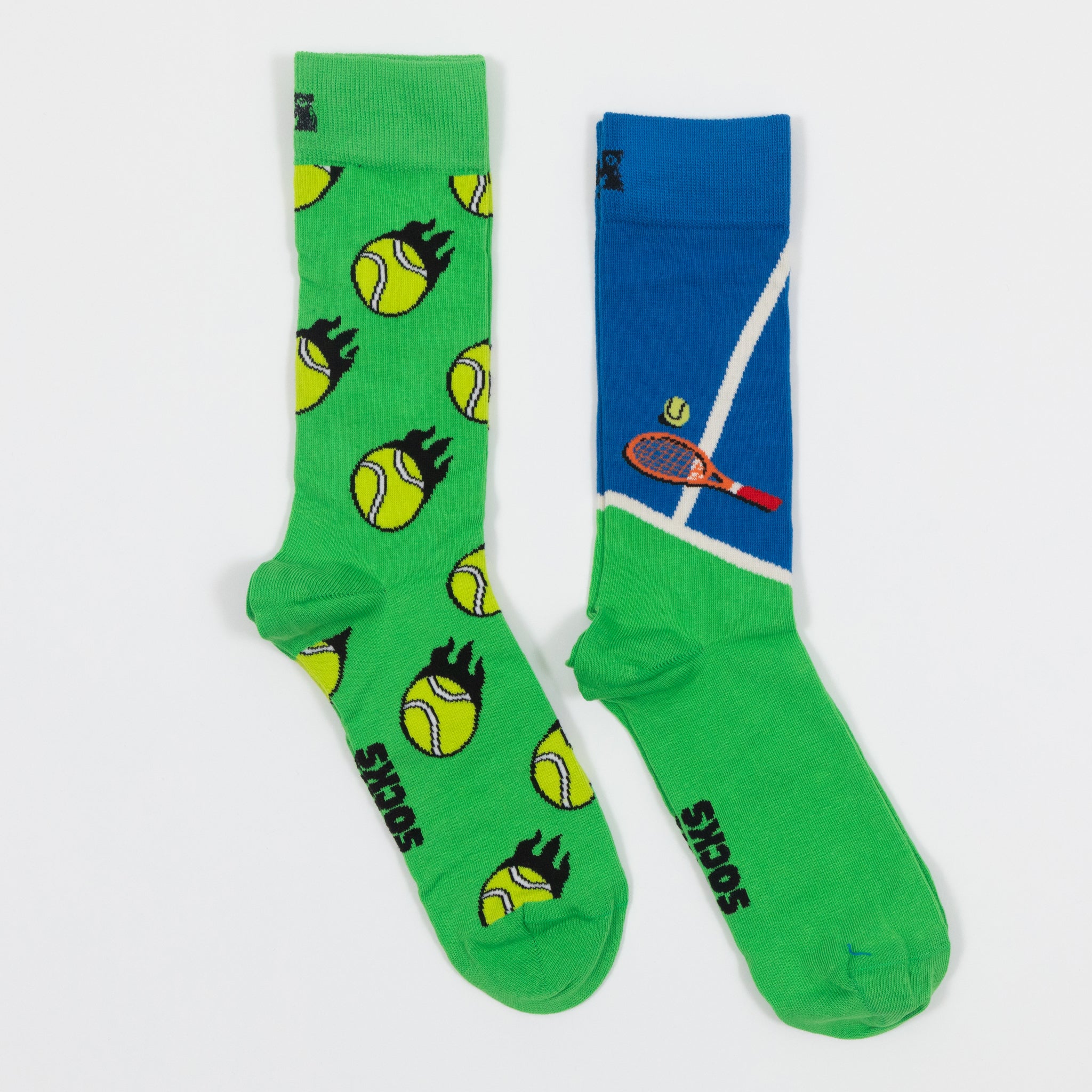 HAPPY SOCKS 2 Pack Tennis Socks Gift Set in GREEN