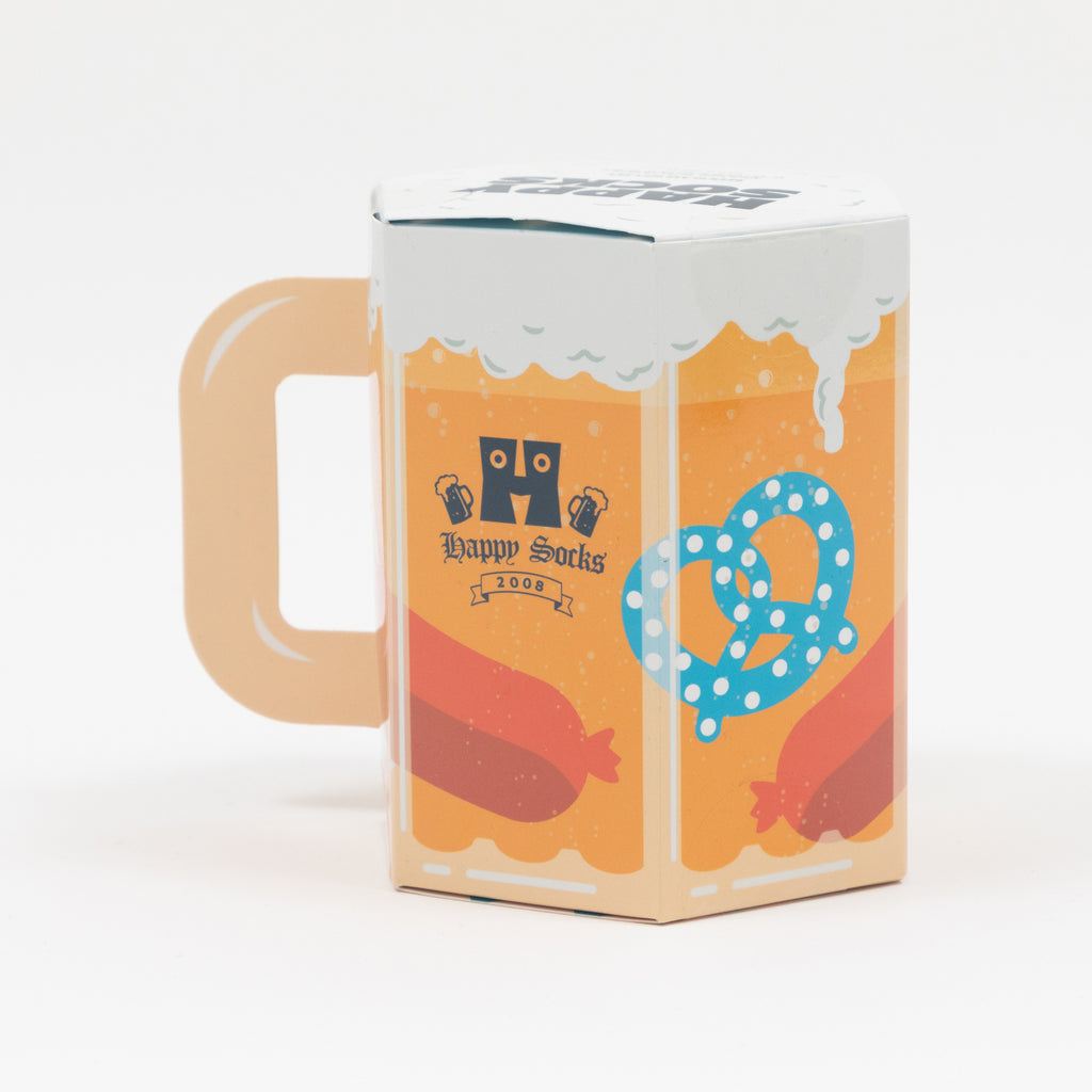 HAPPY SOCKS 3-Pack Beer Glass Socks Gift Set