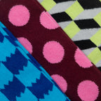 HAPPY SOCKS 3-Pack Pattern Socks Gift Set in MULTI