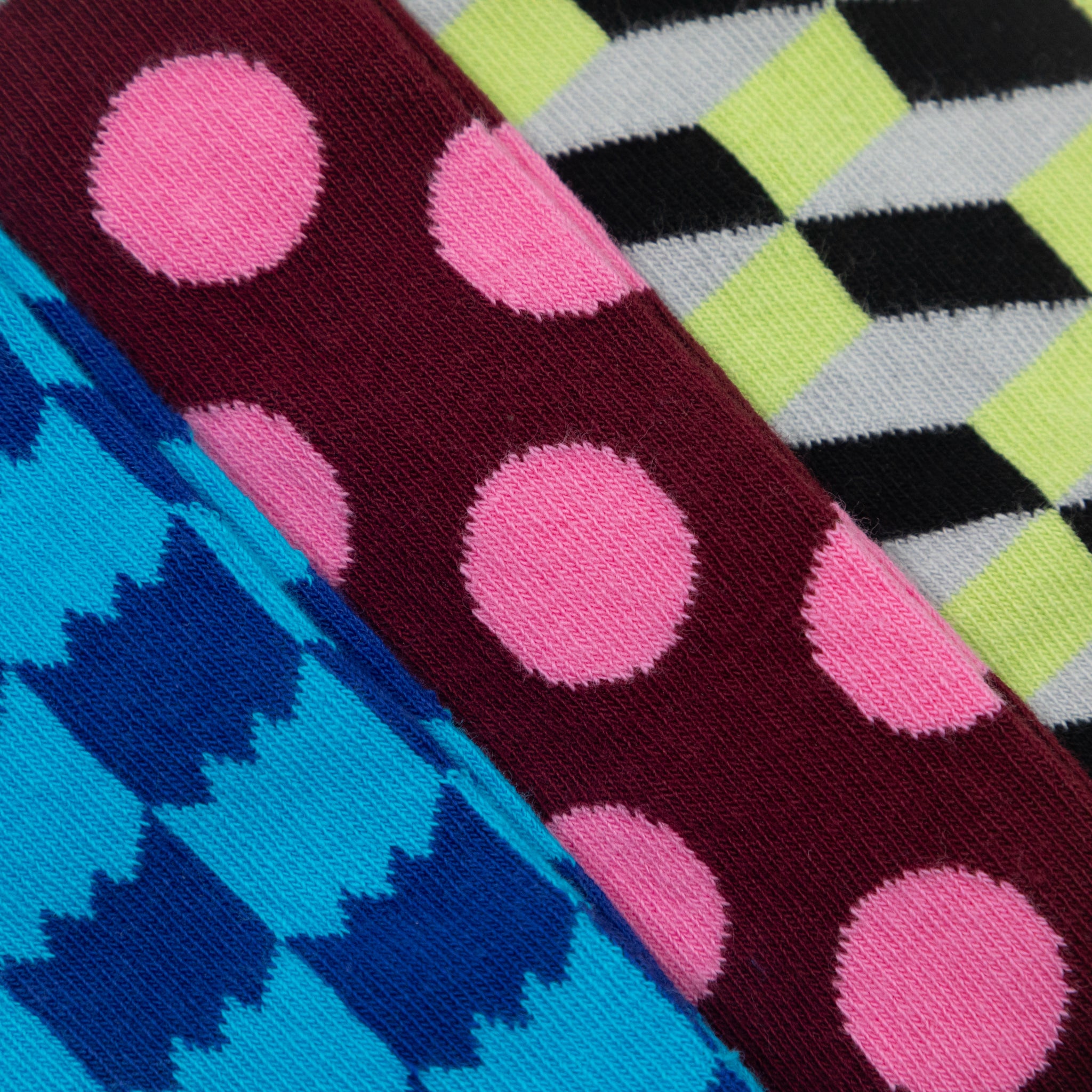 HAPPY SOCKS 3-Pack Pattern Socks Gift Set in MULTI