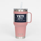 YETI Rambler® 35 oz (1 L) Straw Mug With Straw Lid in Sandstone Pink