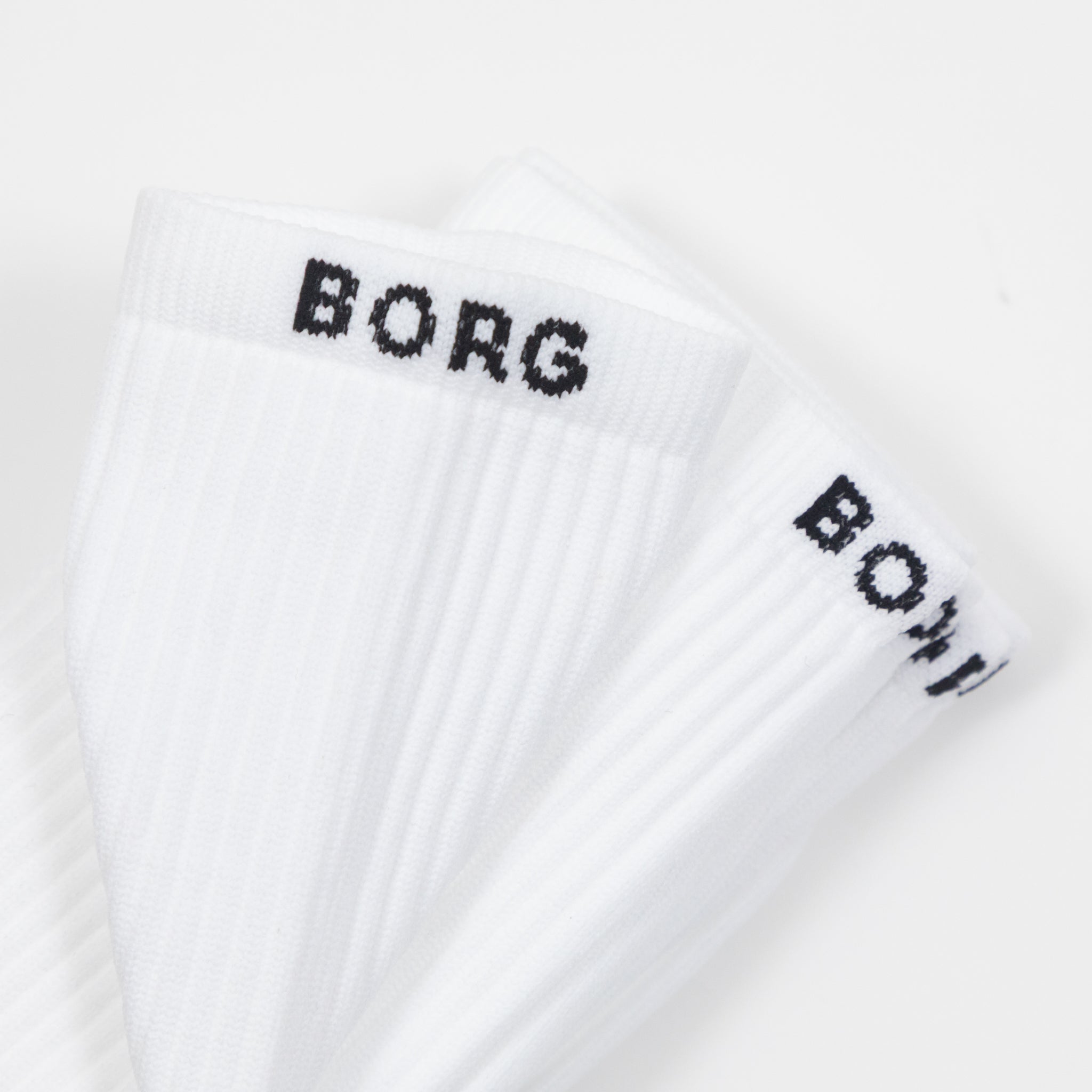 BJORN BORG 3 Pack Sports Socks in WHITE
