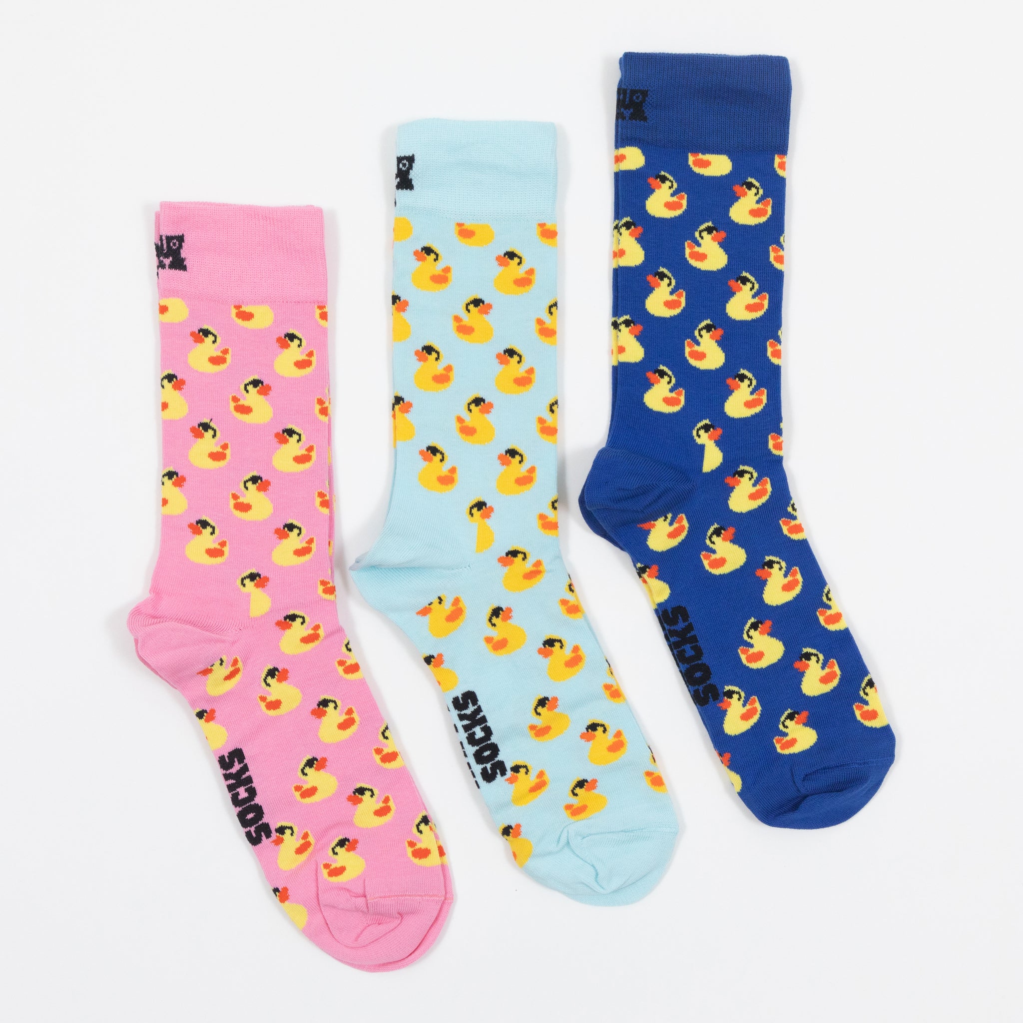 HAPPY SOCKS 3 Pack Rubber Duck Socks Gift Set in MULTI