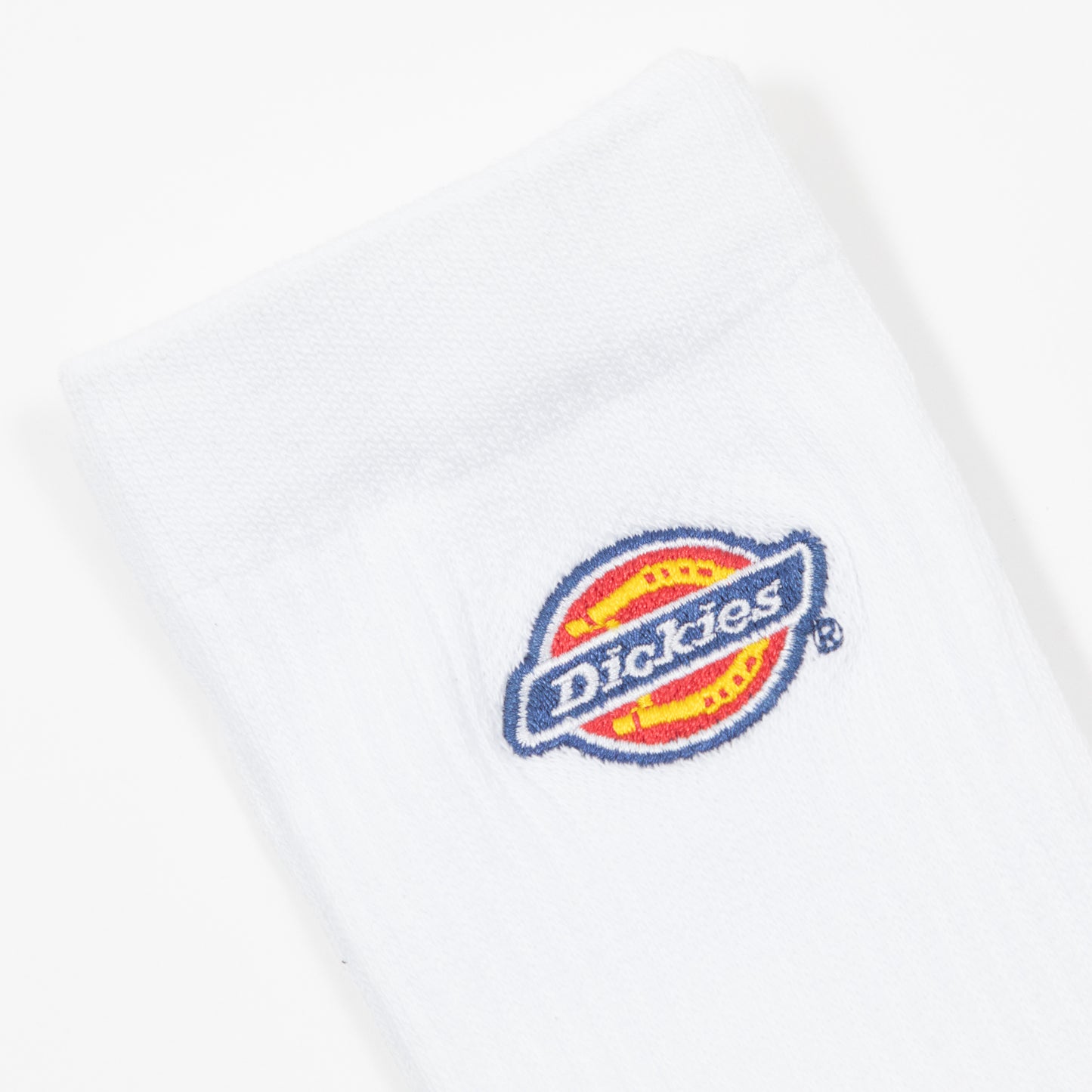 DICKIES 3 Pack Valley Grove Mid Length Socks in WHITE