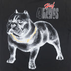 HUF 4 Dawgs Graphic T-Shirt in BLACK