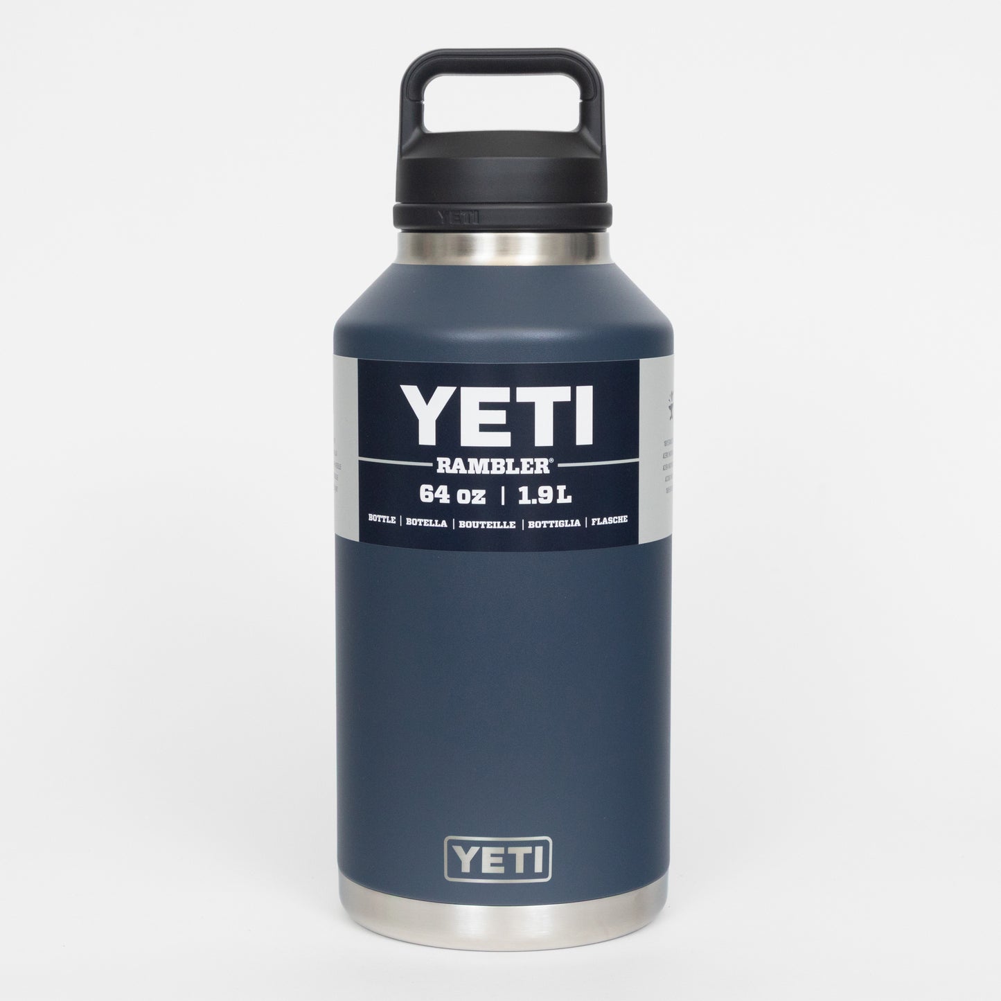 YETI Rambler 64 oz (1900ml) Bottle with Chug Cap in Navy