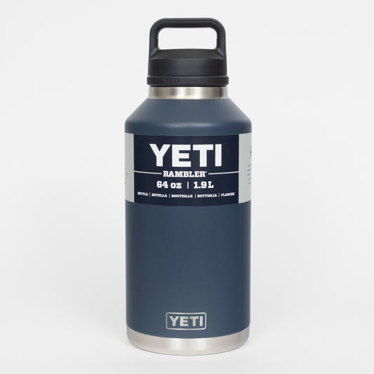 YETI Rambler 64 oz (1900ml) Bottle with Chug Cap in Navy