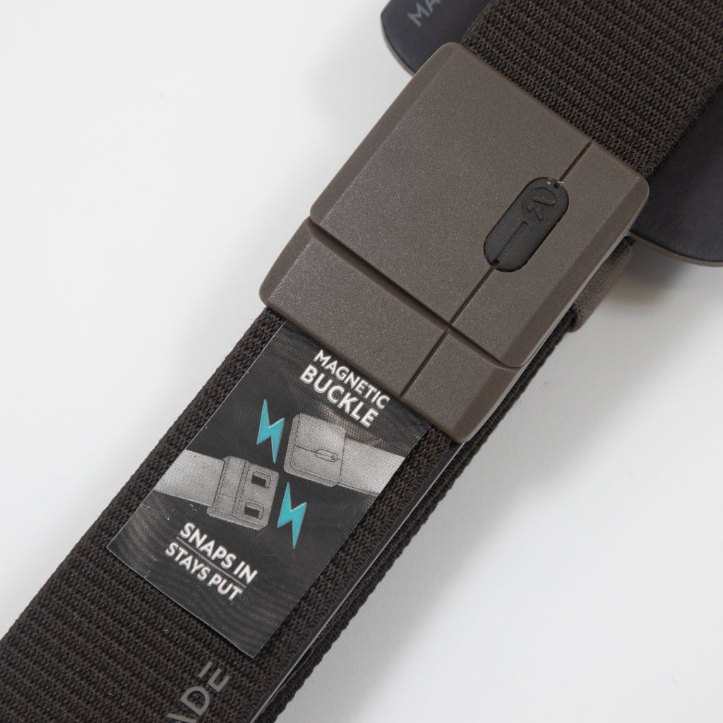 ARCADE BELTS Aero Adventure Belt with Magnetic Buckle in MEDIUM BROWN
