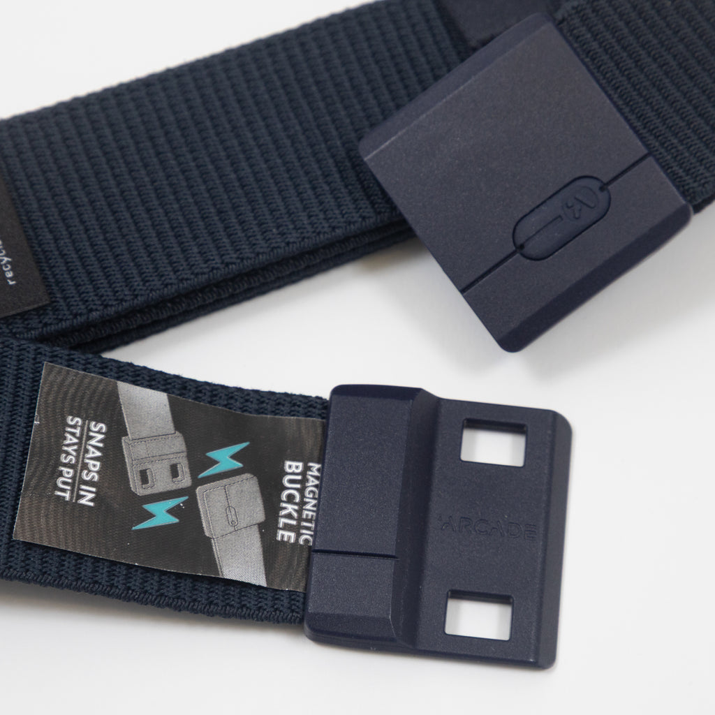 ARCADE BELTS Aero Adventure Belt with Magnetic Buckle in NAVY