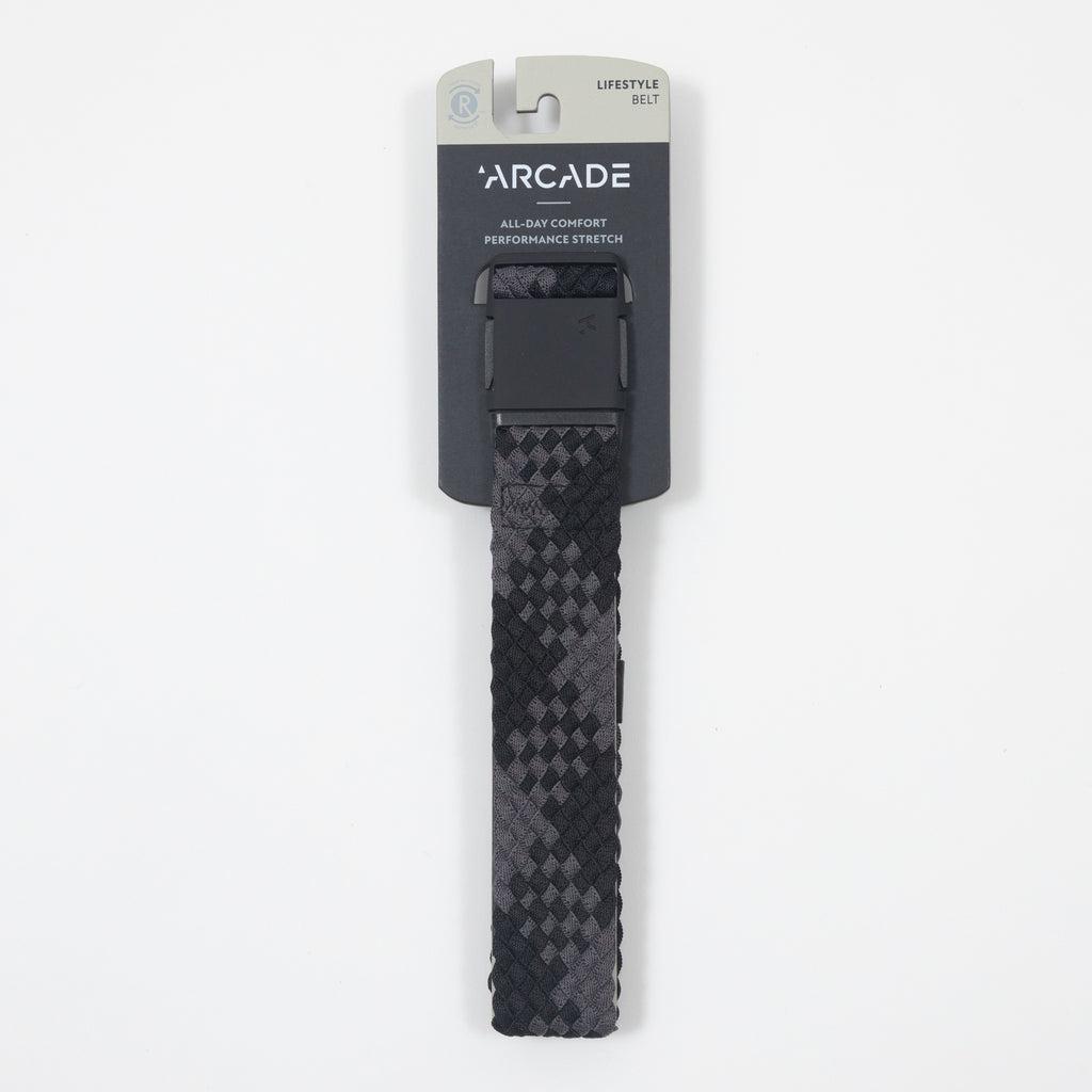 ARCADE BELTS Futureweave Adventure Belt in BLACK CHARCOAL