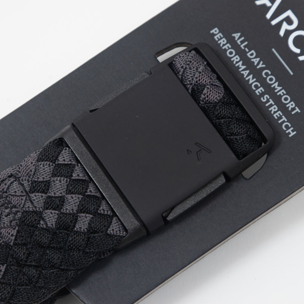 ARCADE BELTS Futureweave Adventure Belt in BLACK CHARCOAL