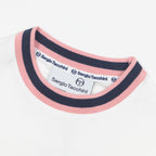 Womens SERGIO TACCHINI Adella T-Shirt in PINK & WHITE